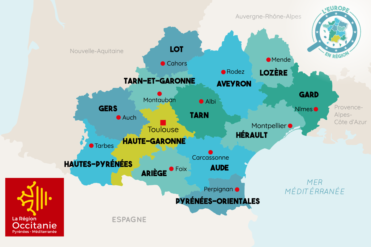 Décrypter 84+ imagen carte de la région occitanie - fr.thptnganamst.edu.vn