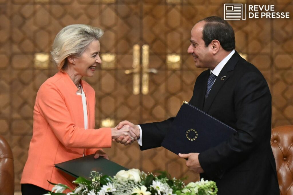 L'Union européenne et l'Egypte signent un accord de partenariat de 7,4 milliards d'euros