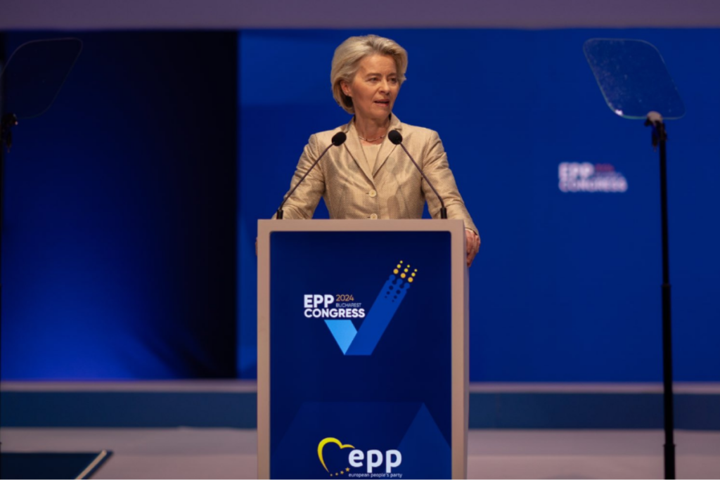Elections européennes : Ursula von der Leyen officiellement désignée candidate commune du Parti populaire européen