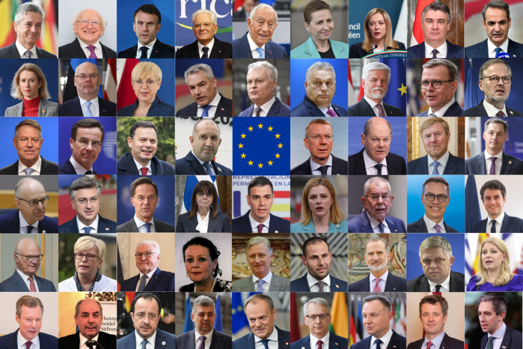 Qui sont les chefs d'Etat et de gouvernement des pays de l'Union européenne ?