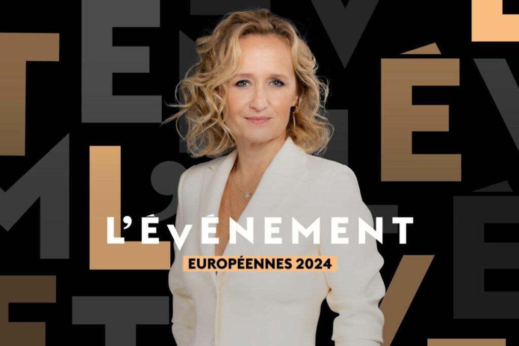 La journaliste Caroline Roux, qui avait déjà animé trois émissions spéciales Européennes 2024 sur France 2, a modéré les discussions lors des deux derniers débats consacrés aux élections, mardi 4 juin, à cinq jours du scrutin - Crédits : compte Twitter @Francetele