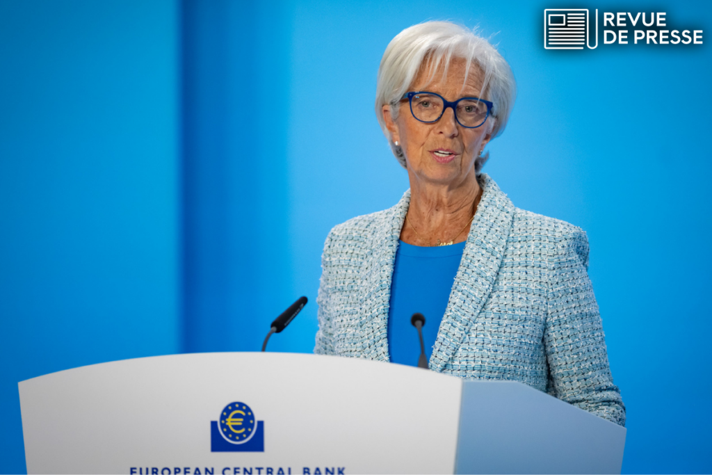 Selon la présidente de la Banque centrale européenne, Christine Lagarde, la décision prise le 6 juin d'abaisser de 0,25 points les taux d'intérêts marque le début d'une "réduction" des taux d'intérêt par rapport à leur niveau record - Crédits : Banque centrale européenne / Flickr CC BY-NC-ND 2.0